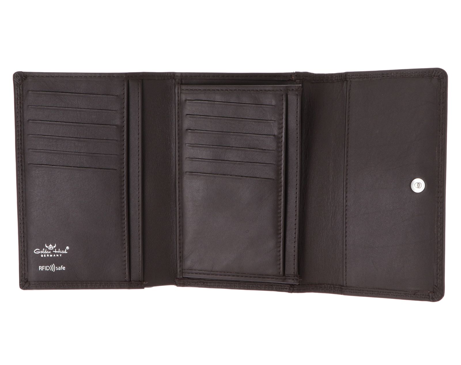 Golden Head Polo RFID Protect Damenbörse 2829 Dunkelbraun Golden Head Polo RFID Protect Damenbörse 2829 Dunkelbraun