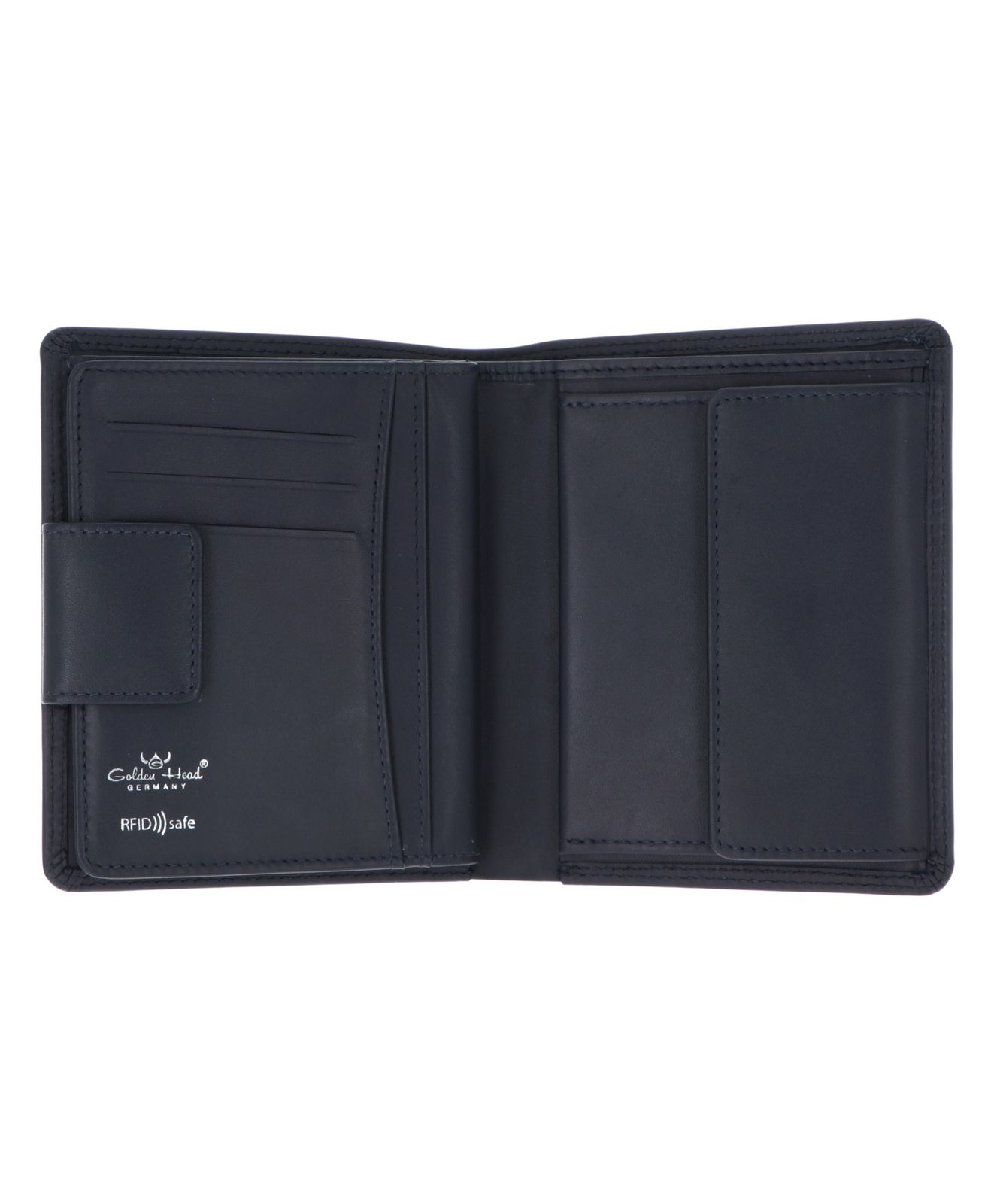Golden Head Polo RFID Protect Kombischeintasche 1289 Marineblau Golden Head Polo RFID Protect Kombischeintasche 1289 Marineblau