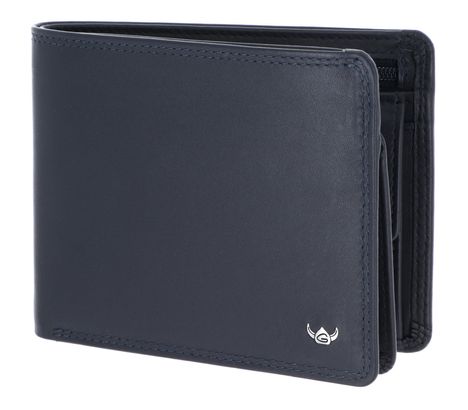 Golden Head Polo RFID Protect Scheintasche mit RV 1364 Marineblau