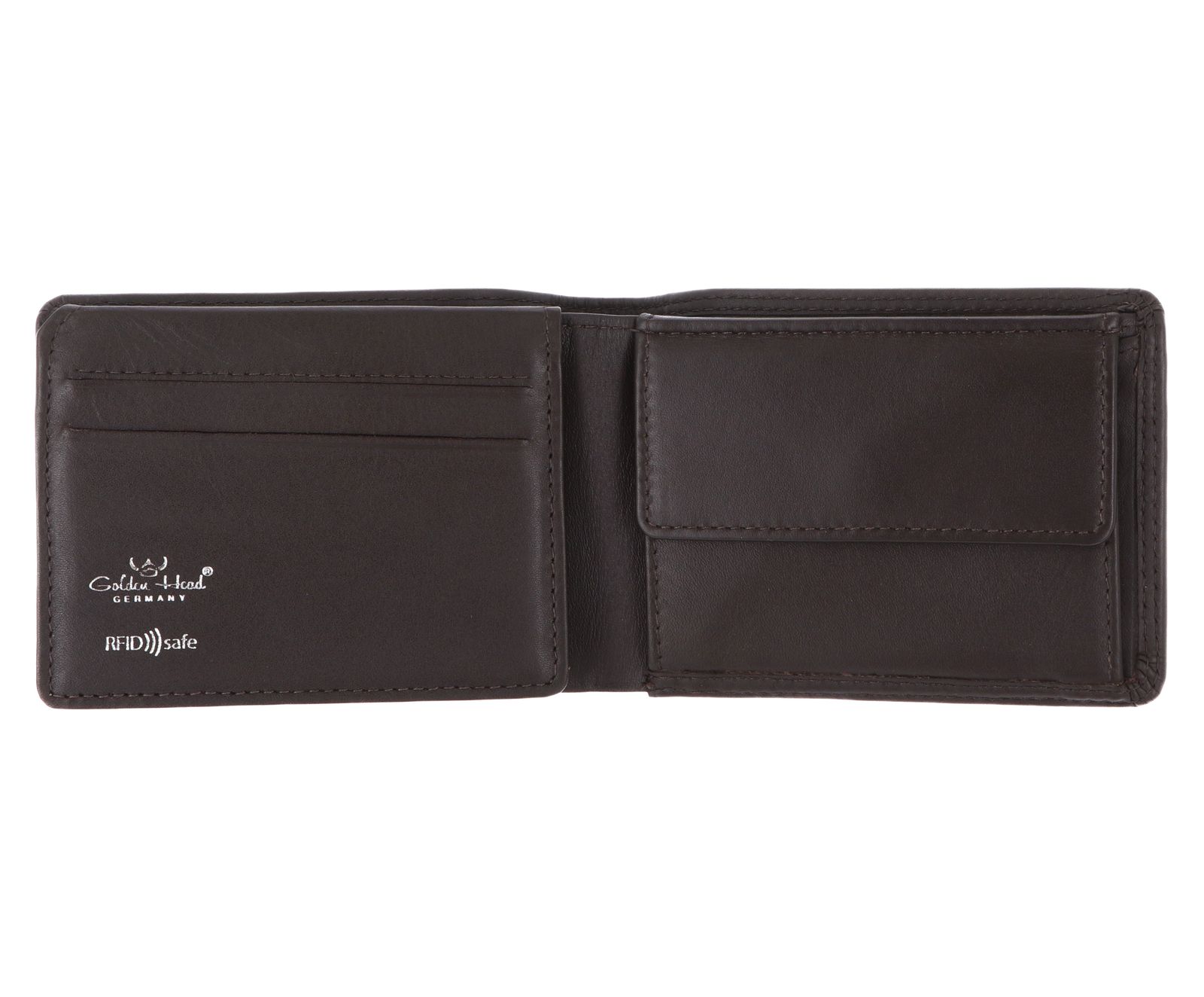 Golden Head Polo RFID Protect Minischeintasche 1196 Dunkelbraun Golden Head Polo RFID Protect Minischeintasche 1196 Dunkelbraun