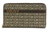 DKNY Avril Zip Around Wallet Chino / Chocolate DKNY Avril Zip Around Wallet Chino / Chocolate