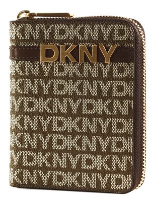 DKNY Avril Zip Around Wallet Chino / Chocolate