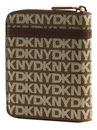 DKNY Avril Zip Around Wallet Chino / Chocolate