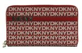 DKNY Avril Zip Around Wallet Bright Red