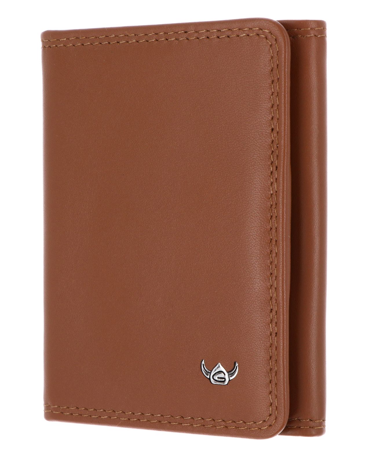 Golden Head Polo RFID Protect Minischeintasche 1012 Cognac