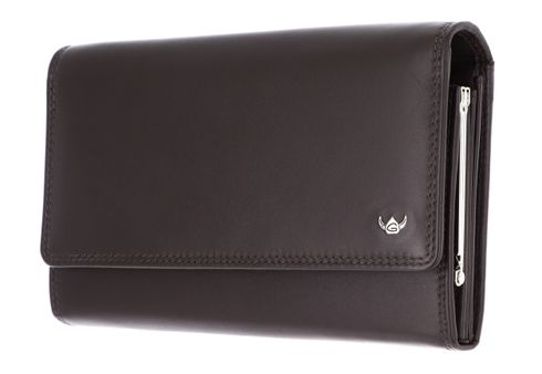 Golden Head Polo RFID Protect Bügelbörse 2801 Dunkelbraun