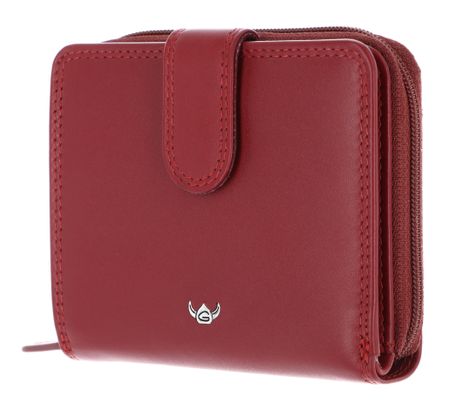Golden Head Polo RFID Protect Minibörse mit Riegel 1006 Rot