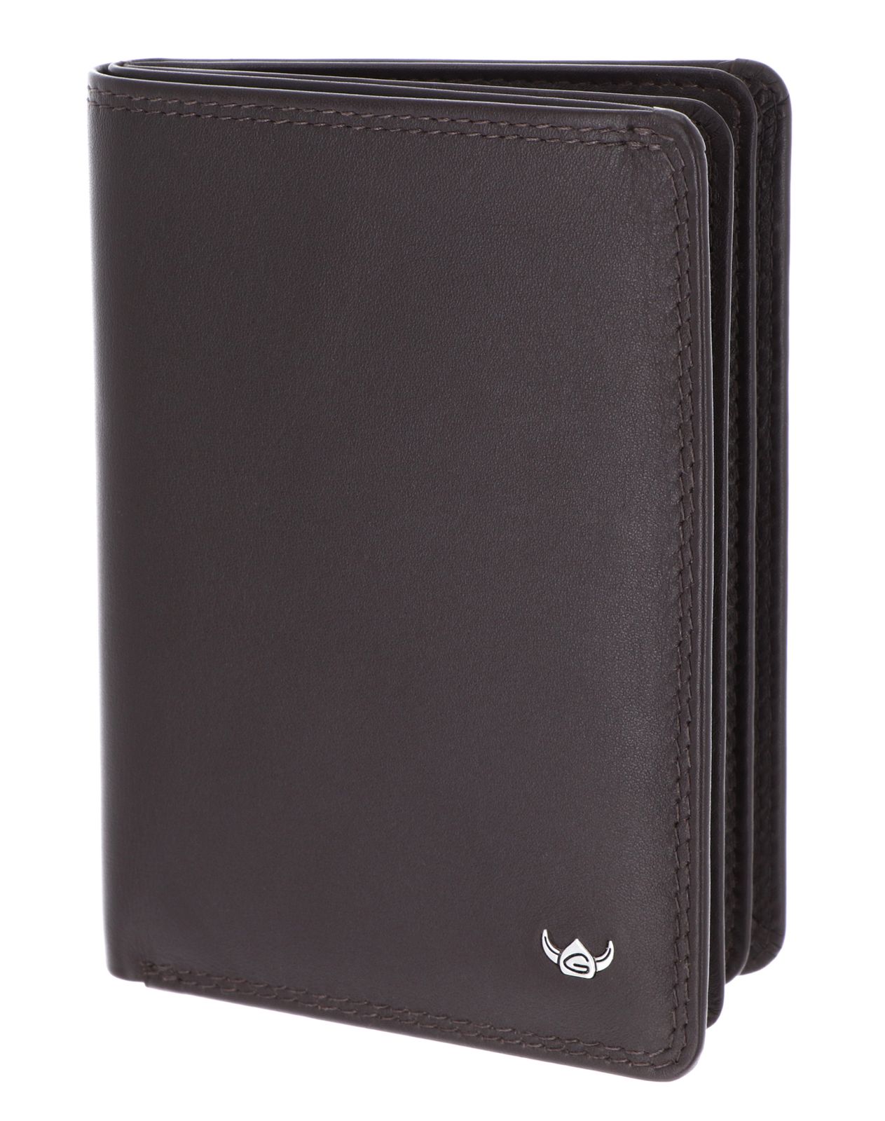 Golden Head Polo RFID Protect Ausweisetui mit Scheinfach 4476 Dunkelbraun