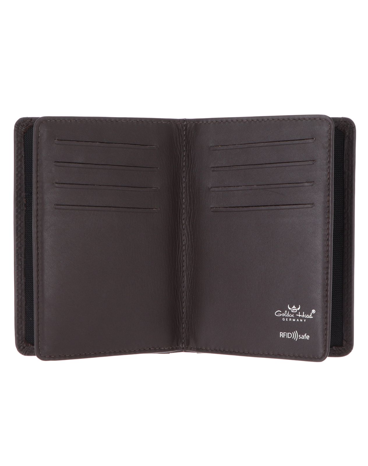 Golden Head Polo RFID Protect Ausweisetui mit Scheinfach 4476 Dunkelbraun Golden Head Polo RFID Protect Ausweisetui mit Scheinfach 4476 Dunkelbraun