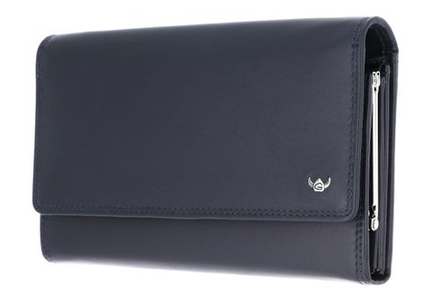 Golden Head Polo RFID Protect Bügelbörse 2801 Marineblau