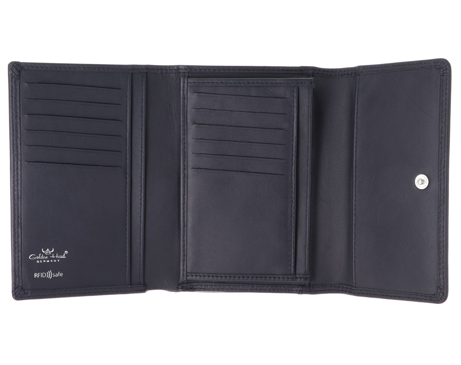 Golden Head Polo RFID Protect Damenbörse 2829 Marineblau Golden Head Polo RFID Protect Damenbörse 2829 Marineblau