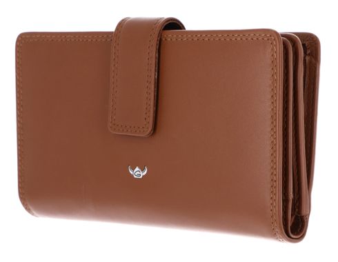 Golden Head Polo RFID Protect Damenbörse 2800 Cognac
