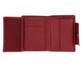 Golden Head Polo RFID Protect Kombischeintasche mit Riegel 1237 Rot