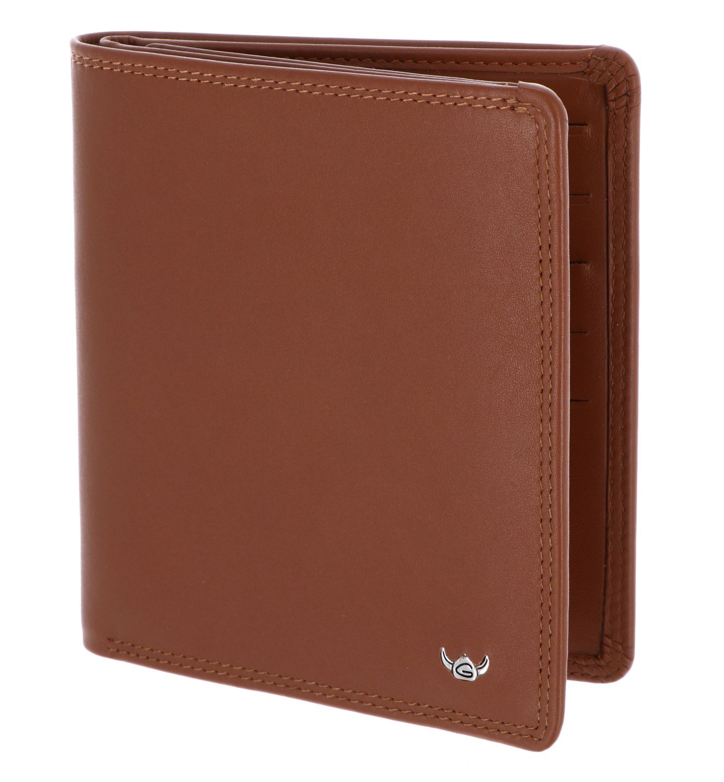 Golden Head Polo RFID Protect Kombischeintasche ohne Münzfach 1255 Cognac