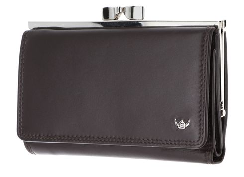Golden Head Polo RFID Protect Bügelbörse 2157 Dunkelbraun