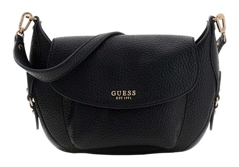 GUESS Marsha Flap Shoulder Bag Black
