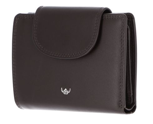 Golden Head Polo RFID Protect Kombischeintasche mit Riegel 1237 Dunkelbraun
