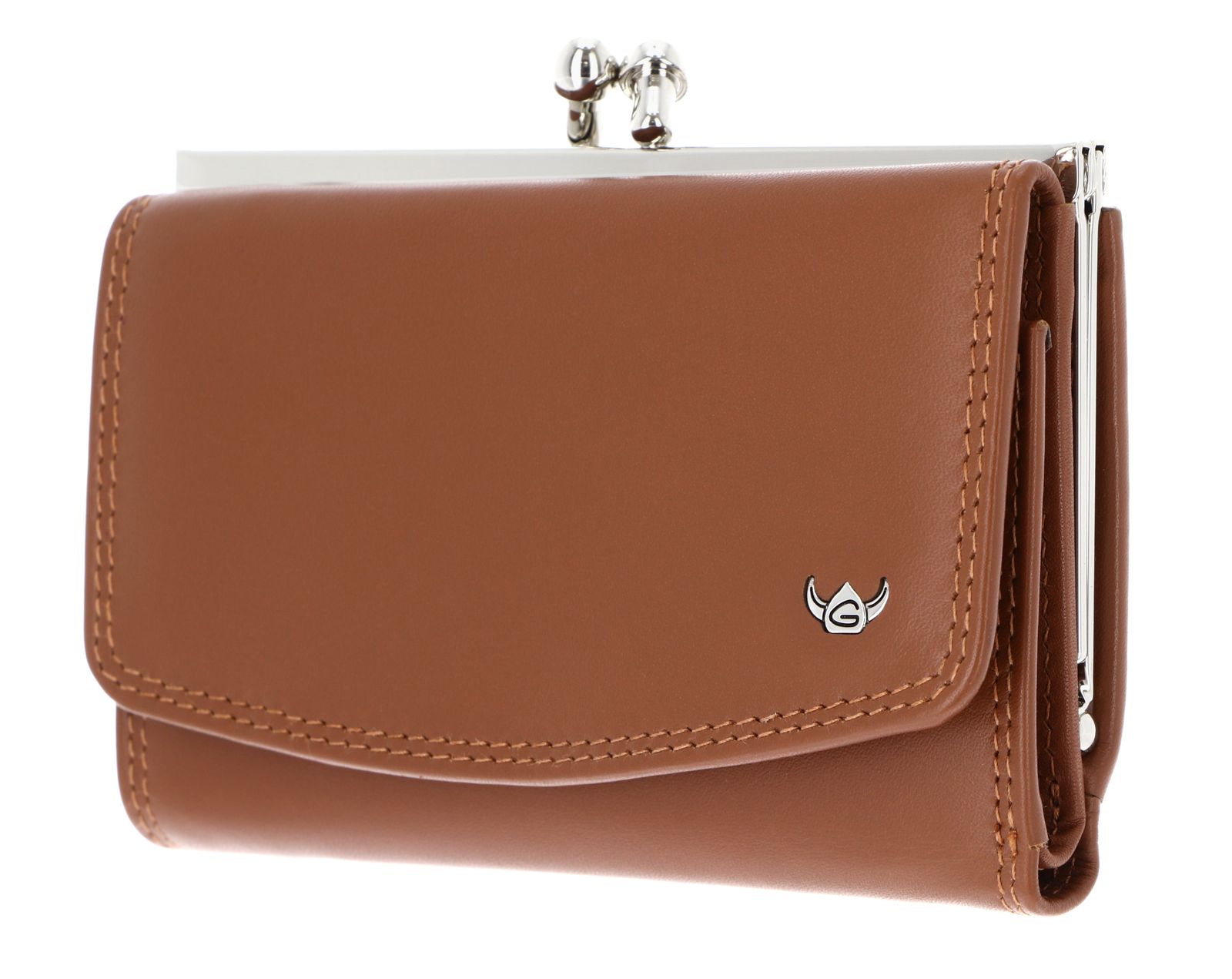 Golden Head Polo RFID Protect Bügelbörse 2255 Cognac