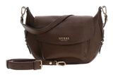 GUESS Marsha Flap Shoulder Bag Espresso