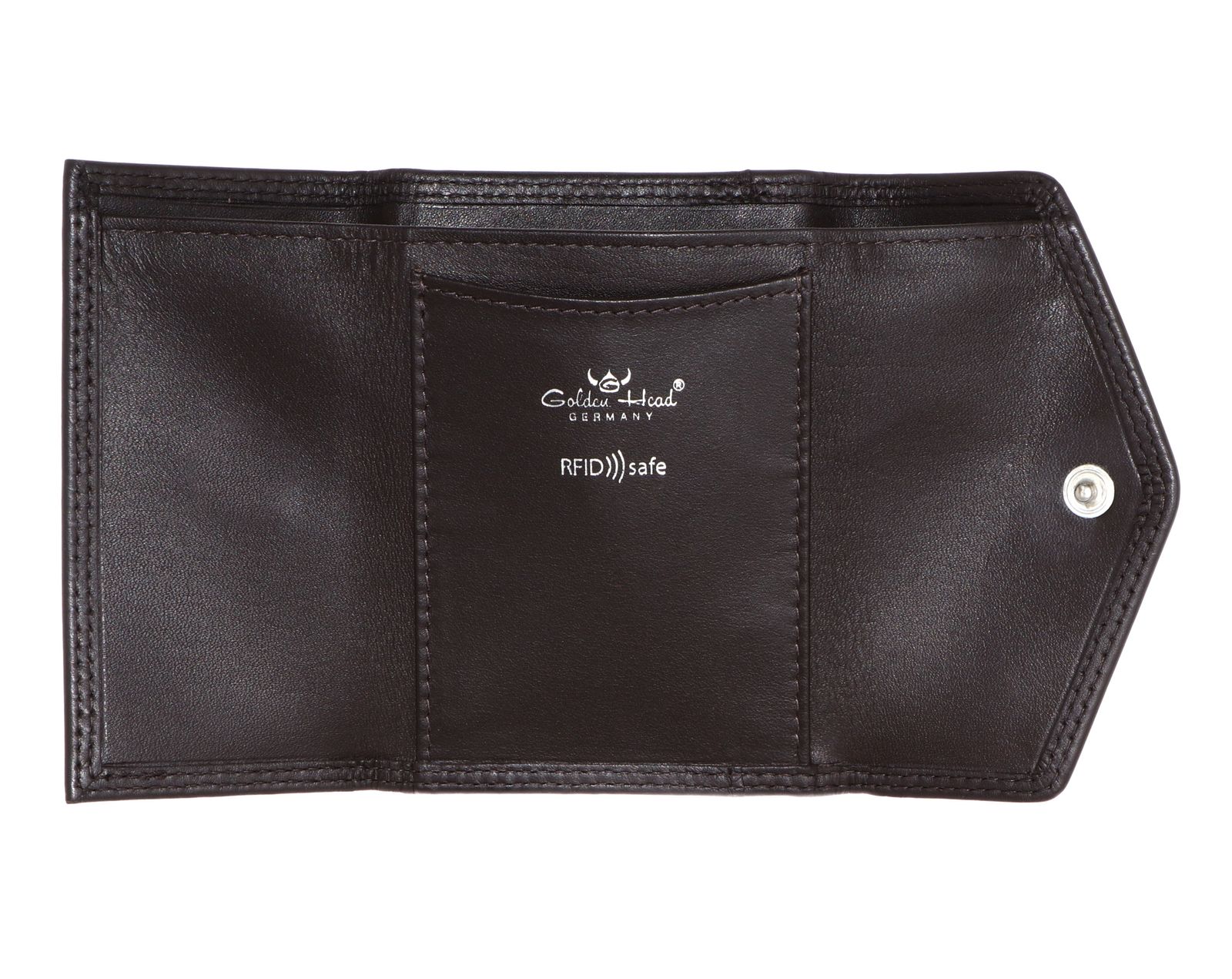 Golden Head Polo RFID Protect Minischeintasche 1079 Dunkelbraun Golden Head Polo RFID Protect Minischeintasche 1079 Dunkelbraun