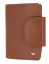 Golden Head Polo RFID Protect Kombischeintasche mit Riegel 1439 Cognac