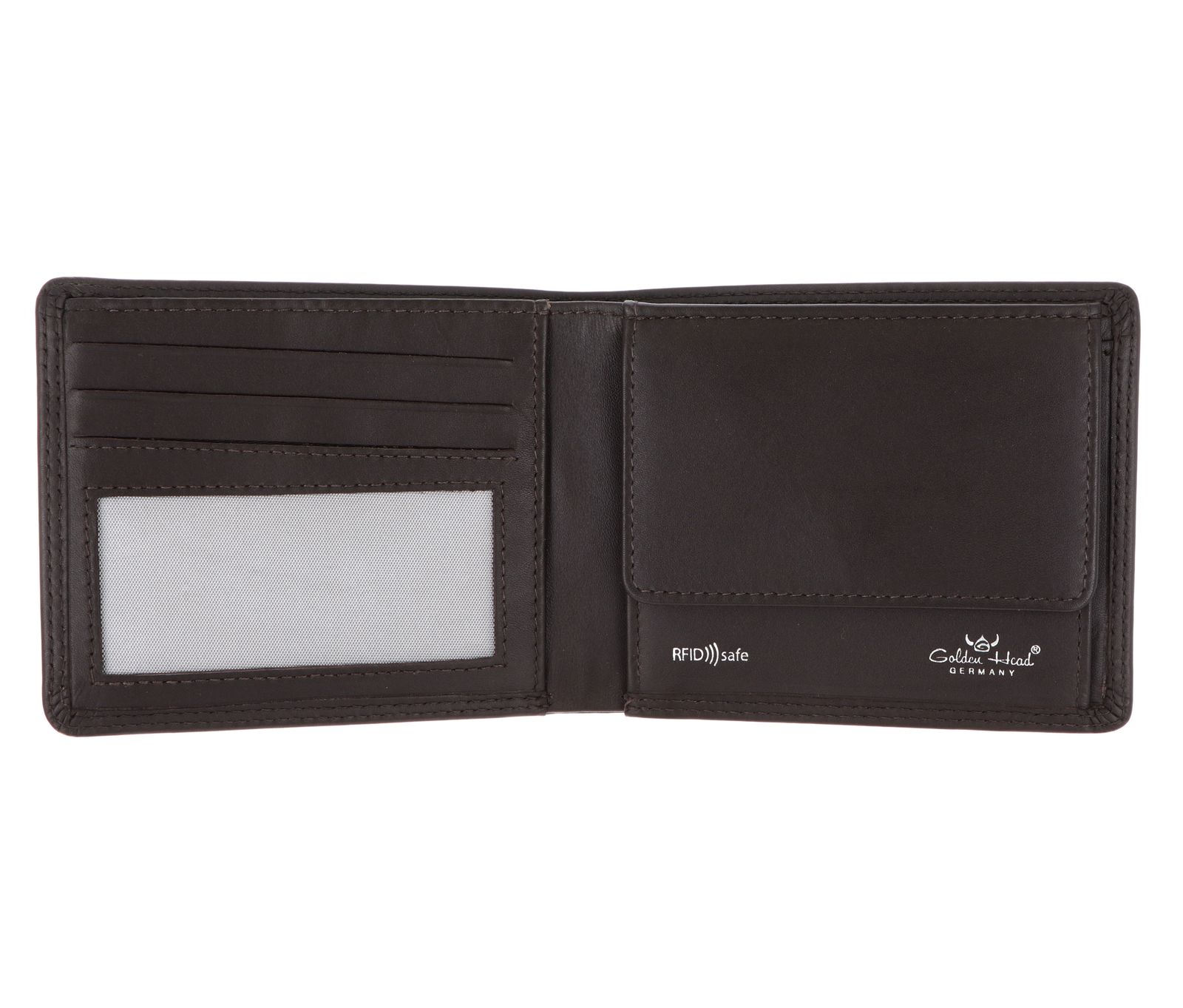 Golden Head Polo RFID Protect Scheintasche 1133 Dunkelbraun Golden Head Polo RFID Protect Scheintasche 1133 Dunkelbraun