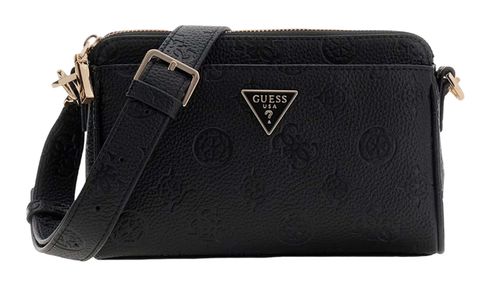 GUESS Cresidia II Mini Xbody Top Zip Bag Black Logo
