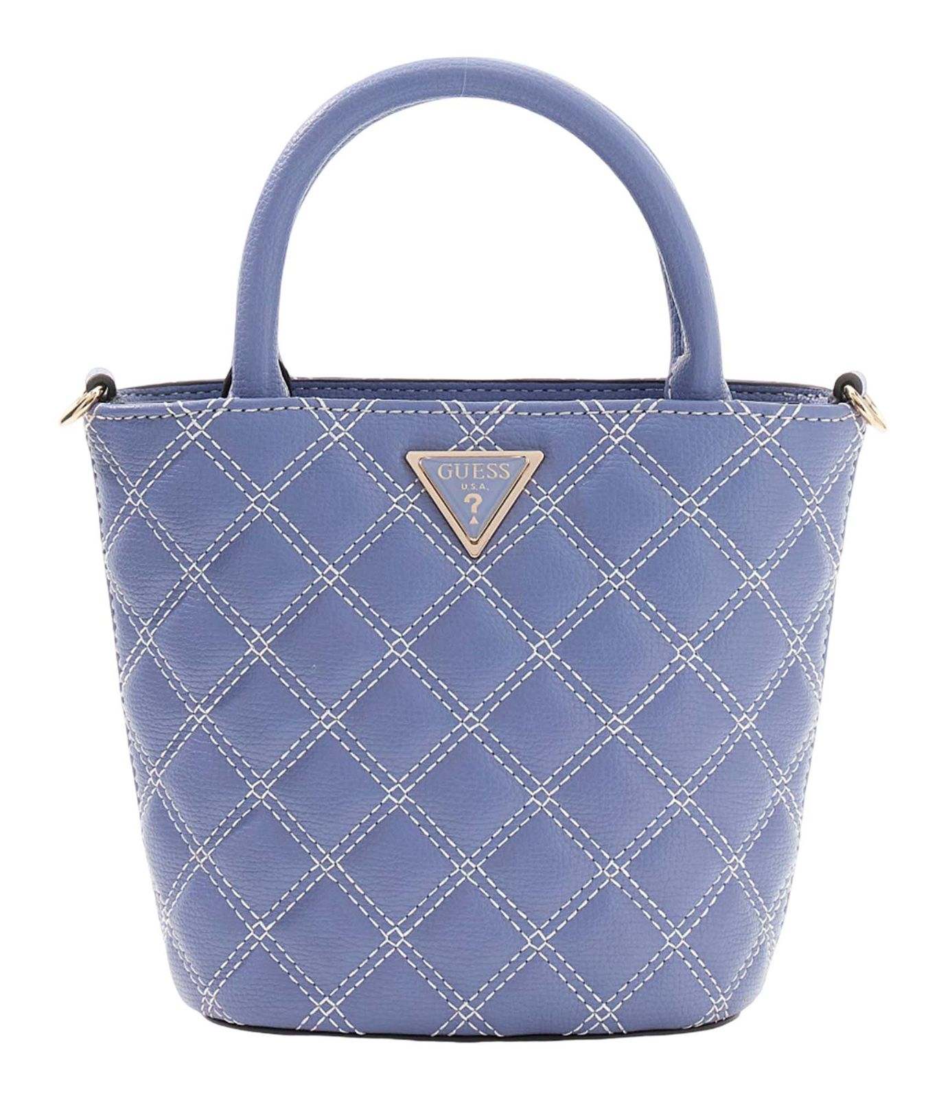 GUESS Giully II Mini Tote Grey Blue