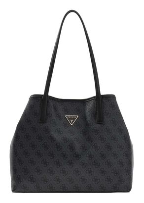 GUESS Victtoria 2 in 1 Tote Coal Logo