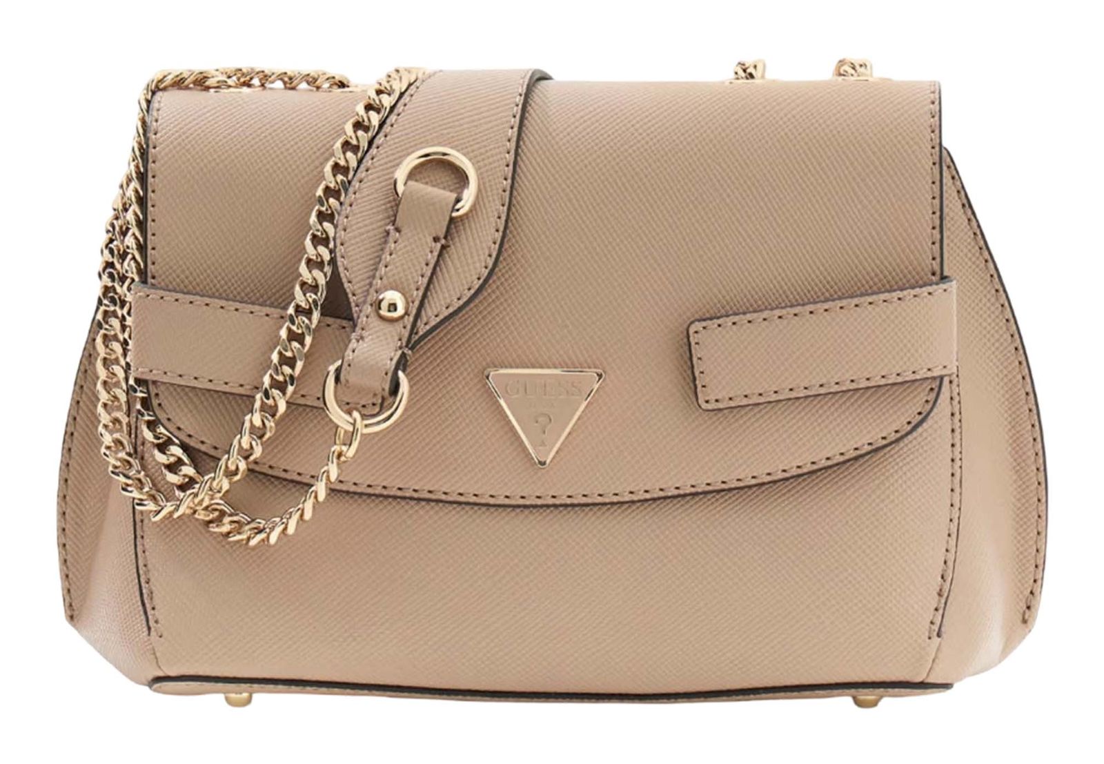 GUESS Serenova Convertible Xbody Flap Bag Pale Mocha