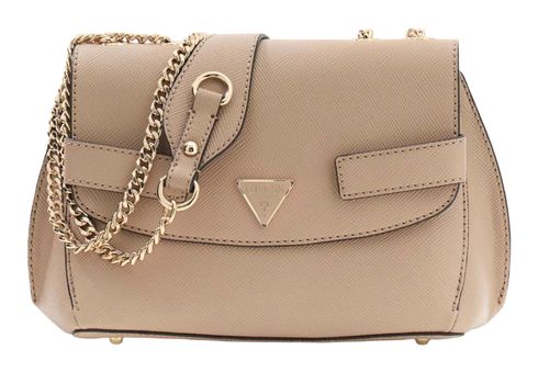 GUESS Serenova Convertible Xbody Flap Bag Pale Mocha
