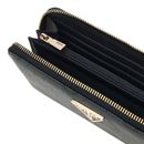 GUESS Laurel II Large Zip Around Wallet L Coal Logo GUESS Laurel II Large Zip Around Wallet L Coal Logo