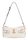 GUESS Yesba Mini Top Zip Bag Cream White