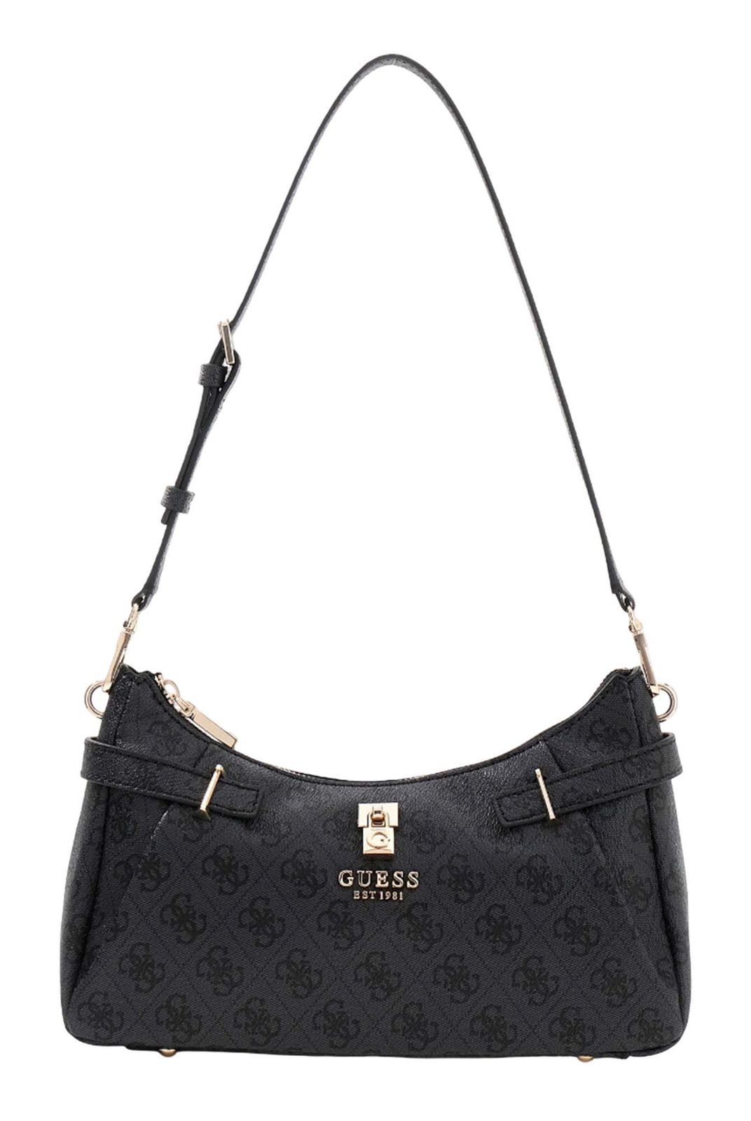 GUESS Yesba Shoulder Bag Coal Logo