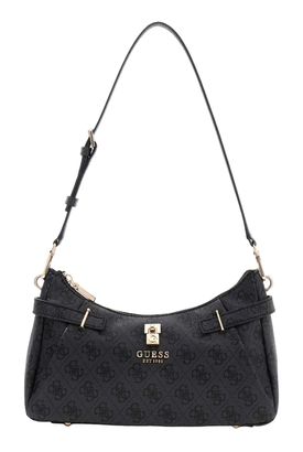 GUESS Yesba Shoulder Bag Coal Logo