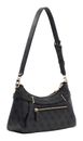 GUESS Yesba Shoulder Bag Coal Logo GUESS Yesba Shoulder Bag Coal Logo