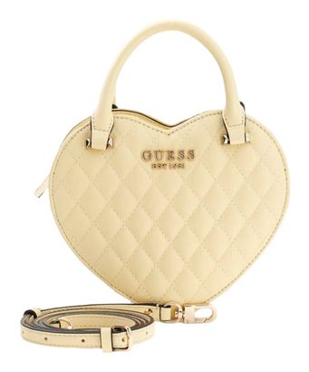 GUESS Atabey Heart Bag Yellow