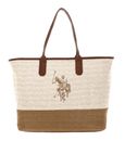 U.S. POLO ASSN. Pool Party Shopping Bag L Natural