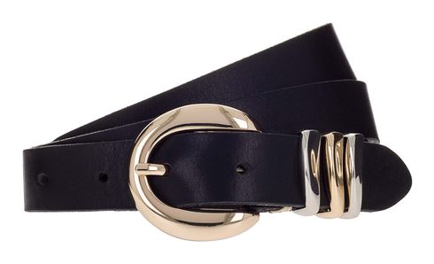 b.belt Valeria 25mm Leather Belt W75 Black