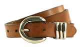 b.belt Valeria 25mm Leather Belt W95 Cognac b.belt Valeria 25mm Leather Belt W95 Cognac
