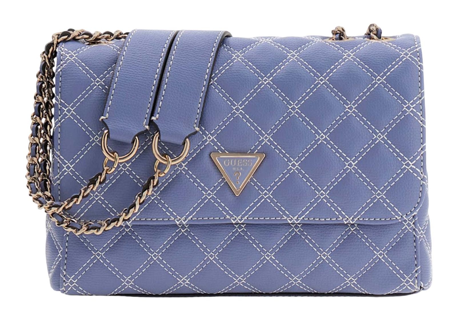 GUESS Giully II 2 Compartment Convertible Flap Grey Blue