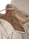 GUESS Cresidia II Flap Backpack S Cream White Logo