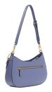 GUESS Noelle II Top Zip Shoulder Bag Grey Blue
