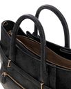 GUESS Yesba Girlfriend Satchel Bag Coal Logo