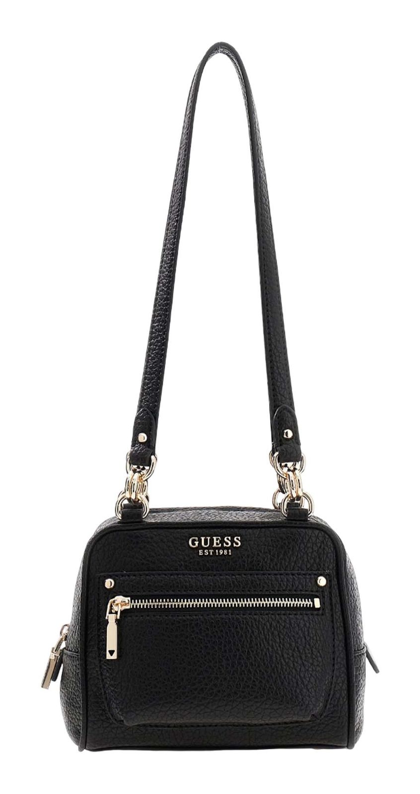 GUESS Marsha Box Shoulder Bag Black