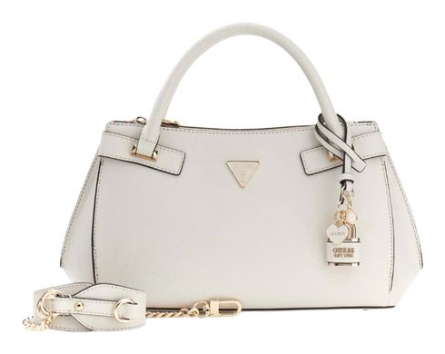 GUESS Serenova Girlfriend Satchel S Cream White
