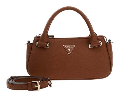 GUESS Evie Mini Satchel Cognac