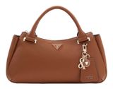 GUESS Evie Triple Compartment Satchel Bag Cognac GUESS Evie Triple Compartment Satchel Bag Cognac
