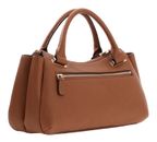 GUESS Evie Triple Compartment Satchel Bag Cognac GUESS Evie Triple Compartment Satchel Bag Cognac