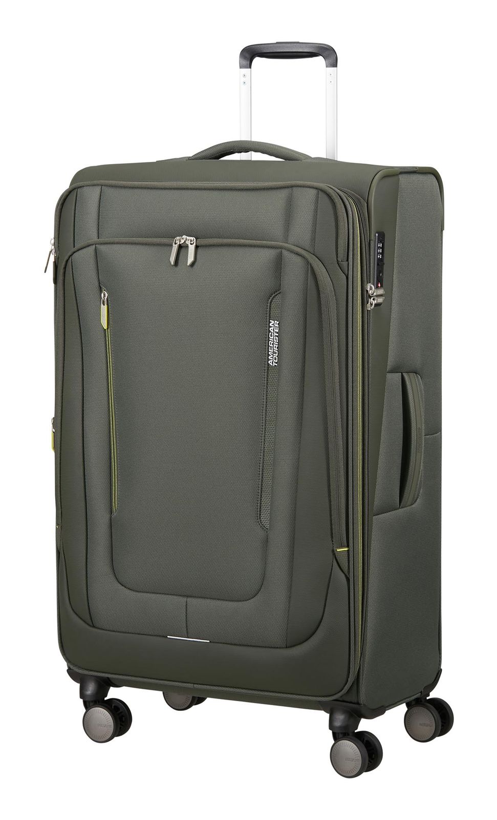 American Tourister Wanderlite Spinner Exp. TSA L Dark Khaki American Tourister Wanderlite Spinner Exp. TSA L Dark Khaki